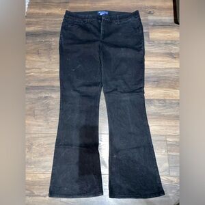 DEMOCRACY | Black Denim Wide Leg Jeans